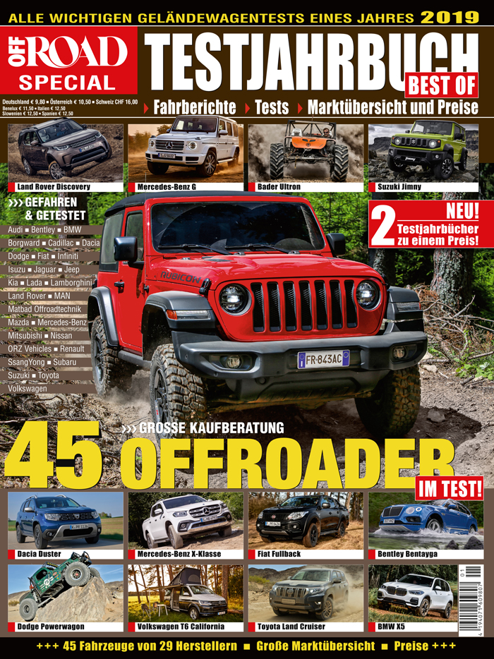 16) OFF ROAD Special Testjahrbuch 2019